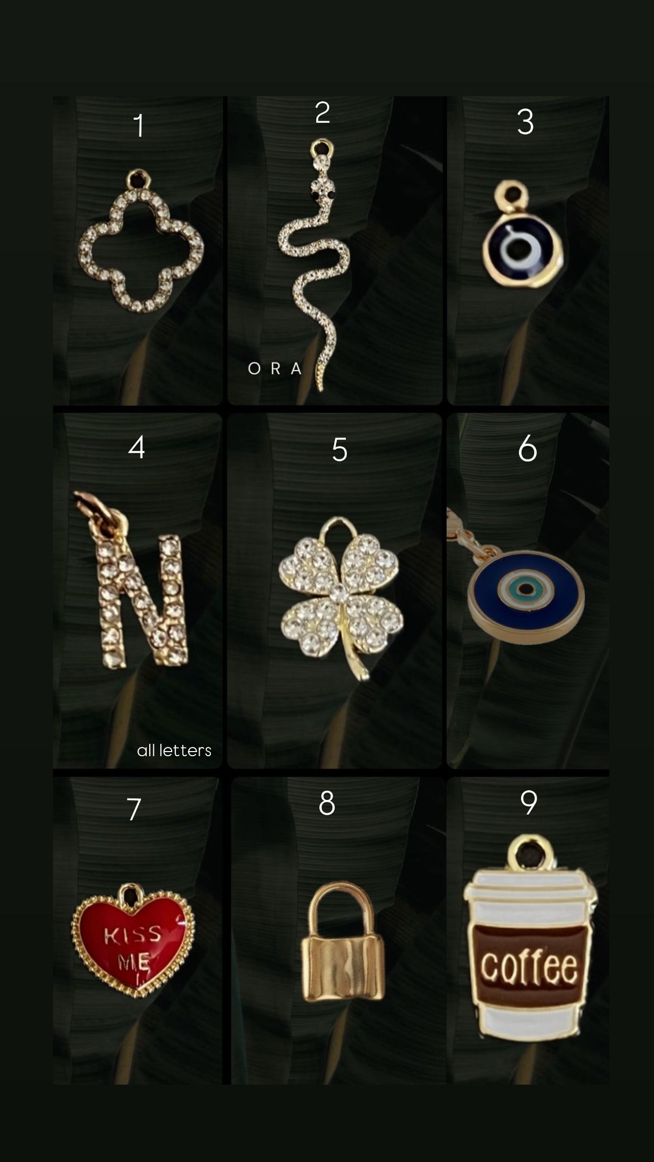 Gold Purse Charm